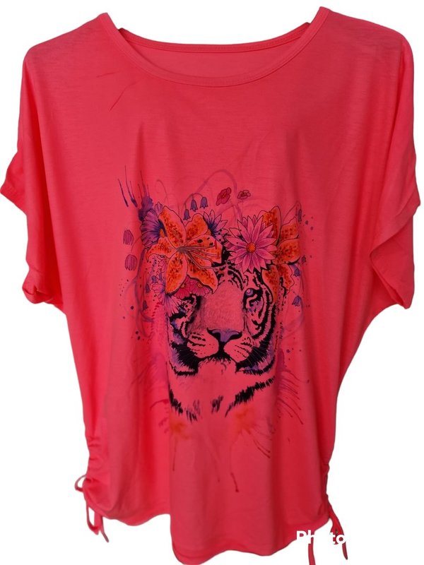 T - Shirt Tiger Rose